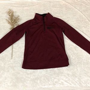 Victoria’s Secret PINK Maroon Athletic Half Zip